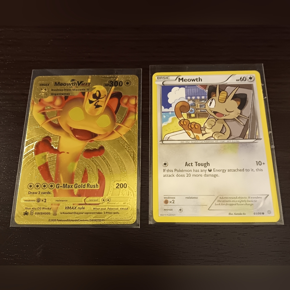 Meowth Pokémon Card Lot
